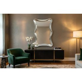 Design tükör Lunelle 120 cm ezüst