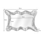 Design tükör Lunelle II 160 cm ezüst