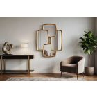 Stílusos tükör Fiora 90 cm arany