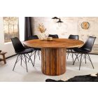 Stílusos kör étkezőasztal Valette 120 cm sheesham
