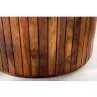 Stílusos kör étkezőasztal Valette 120 cm sheesham