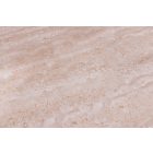 Stílusos komód Elion 150cm 3D barna / travertin márvány hatású kerámia fedlap  