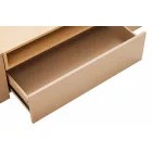 Stílusos TV asztal Arvo 160cm függő világosbarna - natúr barna 