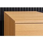 Stílusos TV asztal Arvo 160cm natúr barna - fekete