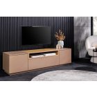 Stílusos TV asztal Arvo 160cm világosbarna - natúr barna 