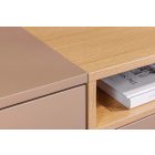 Stílusos TV asztal Arvo 160cm világosbarna - natúr barna 