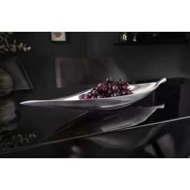 Dekor tál Folia 41 cm ezüst