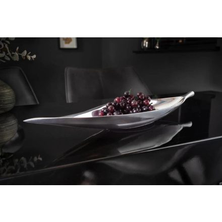 Dekor tál Folia 41 cm ezüst