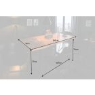 Stílusos étkezőasztal Massive 160 cm - asztallap 26mm - akác