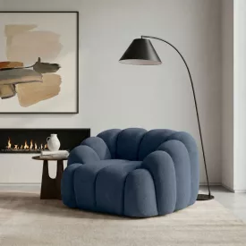Design fotel Varese sötétkék