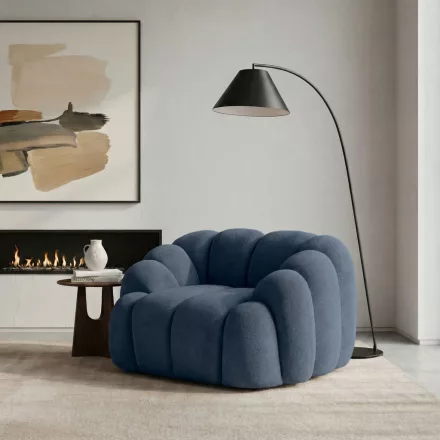 Design fotel Varese sötétkék