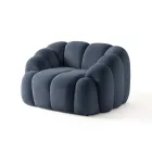 Design fotel Varese sötétkék