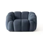 Design fotel Varese sötétkék