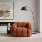 Design fotel Varese téglavörös
