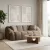 Varese design 2 személyes kanapé 199 cm barna