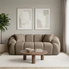 Varese design 2 személyes kanapé 199 cm barna