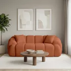 Varese design 2 személyes kanapé 199  cm téglavörös
