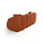 Varese design 2 személyes kanapé 199  cm téglavörös