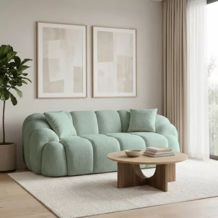 Varese design 2 személyes kanapé 199 cm türkiz