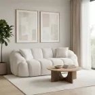 Varese design 2 személyes kanapé 199  cm fehér