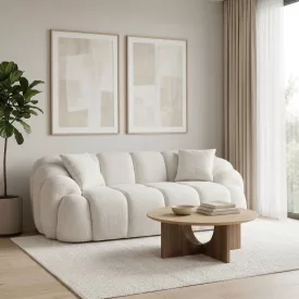 Varese design 2 személyes kanapé 199  cm fehér