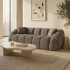 Varese design 3 személyes kanapé 233 cm barna
