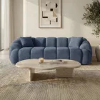 Varese design 3 személyes kanapé 233 cm sötétkék