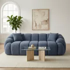 Varese design 3 személyes kanapé 233 cm sötétkék