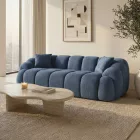 Varese design 3 személyes kanapé 233 cm sötétkék
