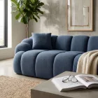 Varese design 3 személyes kanapé 233 cm sötétkék