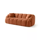 Varese design 3 személyes kanapé 233 cm téglavörös