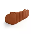 Varese design 3 személyes kanapé 233 cm téglavörös