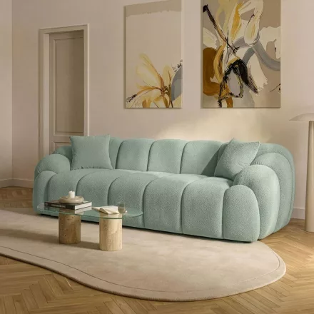 Varese design 3 személyes kanapé 233 cm türkiz
