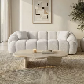 Varese design 3 személyes kanapé 233 cm fehér