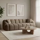 Varese design 4 személyes kanapé 268 cm barna