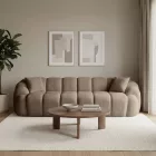 Varese design 4 személyes kanapé 268 cm barna
