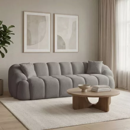 Varese design 4 személyes kanapé 268 cm szürke