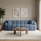 Varese design 4 személyes kanapé 268 cm sötétkék