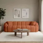 Varese design 4 személyes kanapé 268 cm téglavörös