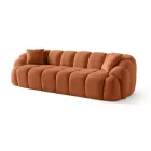 Varese design 4 személyes kanapé 268 cm téglavörös