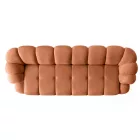 Varese design 4 személyes kanapé 268 cm téglavörös