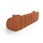 Varese design 4 személyes kanapé 268 cm téglavörös