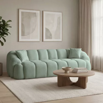 Varese design 4 személyes kanapé 268  cm türkiz