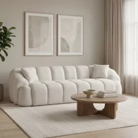 Varese design 4 személyes kanapé 268  cm fehér
