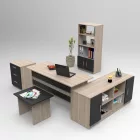 Floreno 5 elemes  irodabútor szett tölgy–fekete