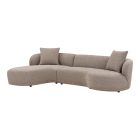 Hampton Lounge Sofa 294 cm sarok ülőgarnitúra világosbarna - balos