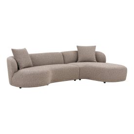   Hampton Lounge Sofa 294 cm sarok ülőgarnitúra világosbarna - jobbos