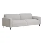 Design 3 személyes kanapé Svala szürke bouclé