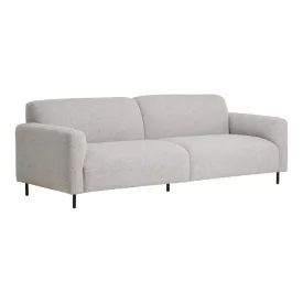 Design 3 személyes kanapé Svala szürke bouclé