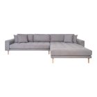 Arden Lounge Sofa sarok ülőgarnitúra 290 cm szürke - jobbos 